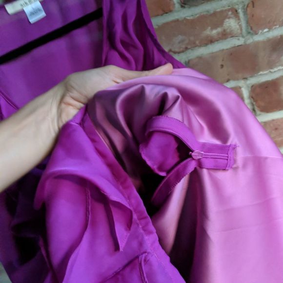 NWOT Ark & Co Ruffle Cocktail Dress sz L - Picture 7 of 7